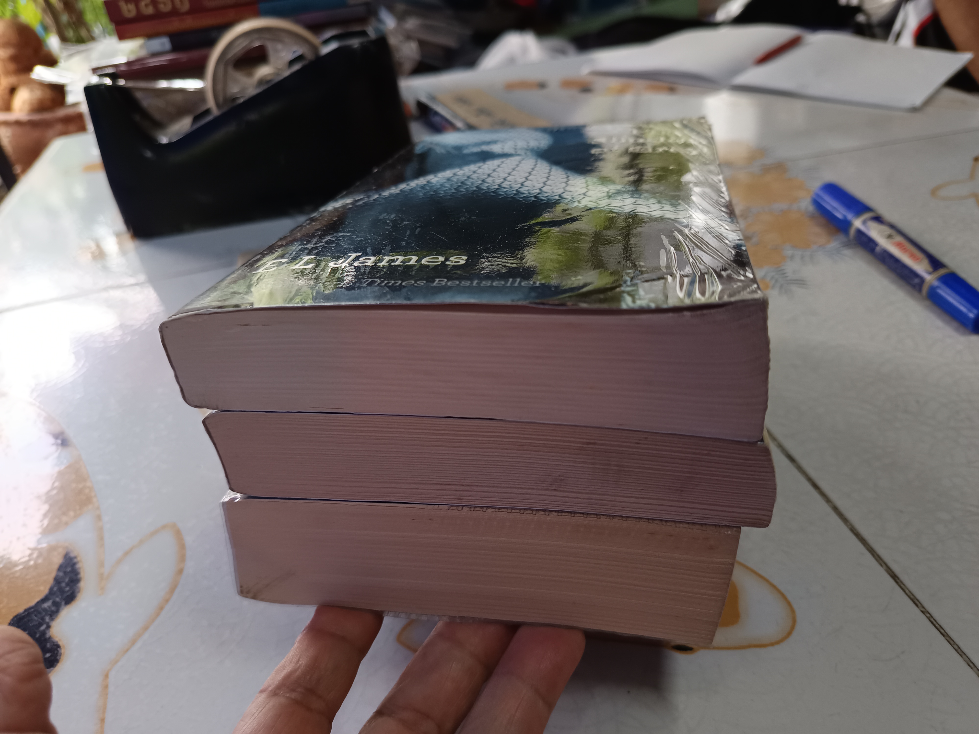 Fifty Shades Trilogy, E L James (bookset 1,2,3) - ฉบับภาษาอังกฤษ