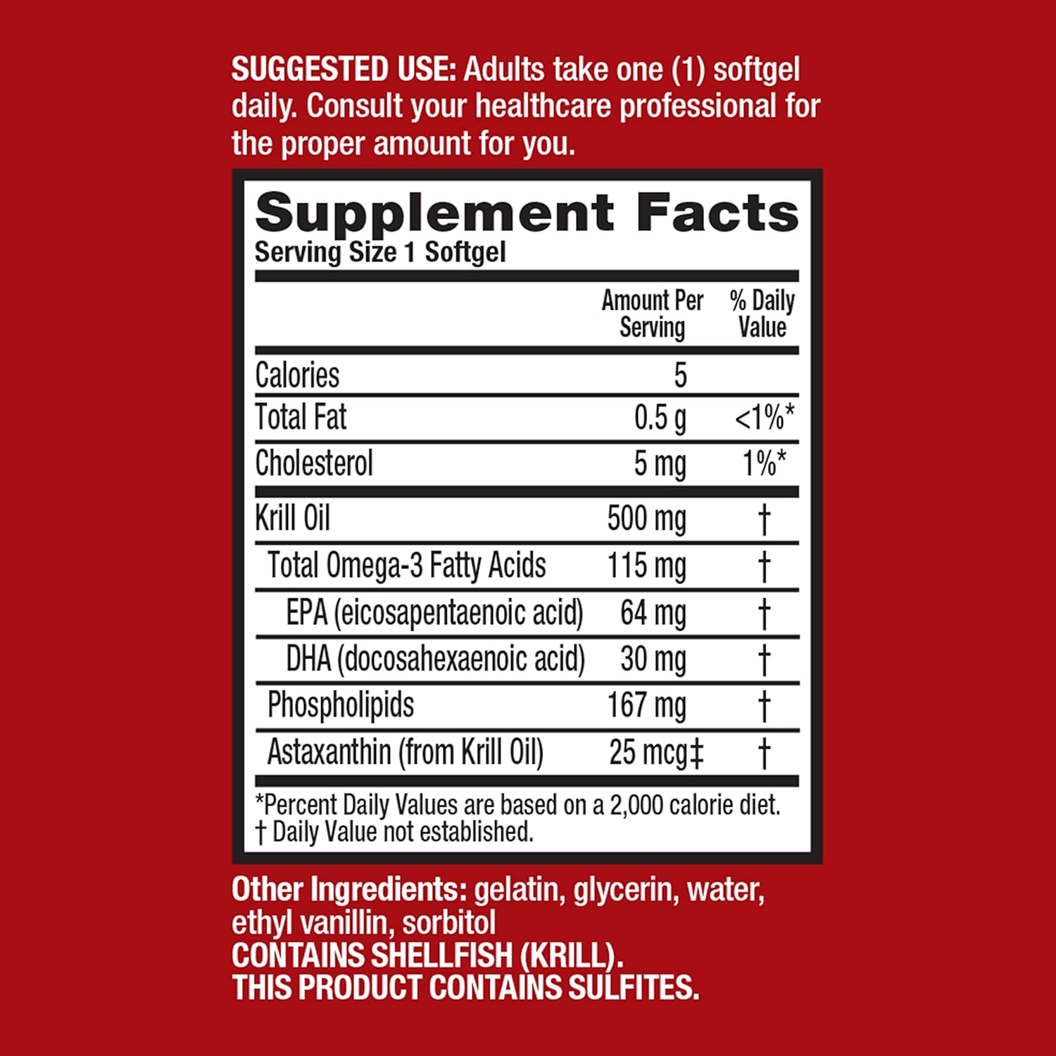 (Pre Order) Schiff® MegaRed Extra Strength 115 mg Omega-3 Krill Oil 500 mg 40 Softgels โอเมก้า3 น้ำมันคริลล์