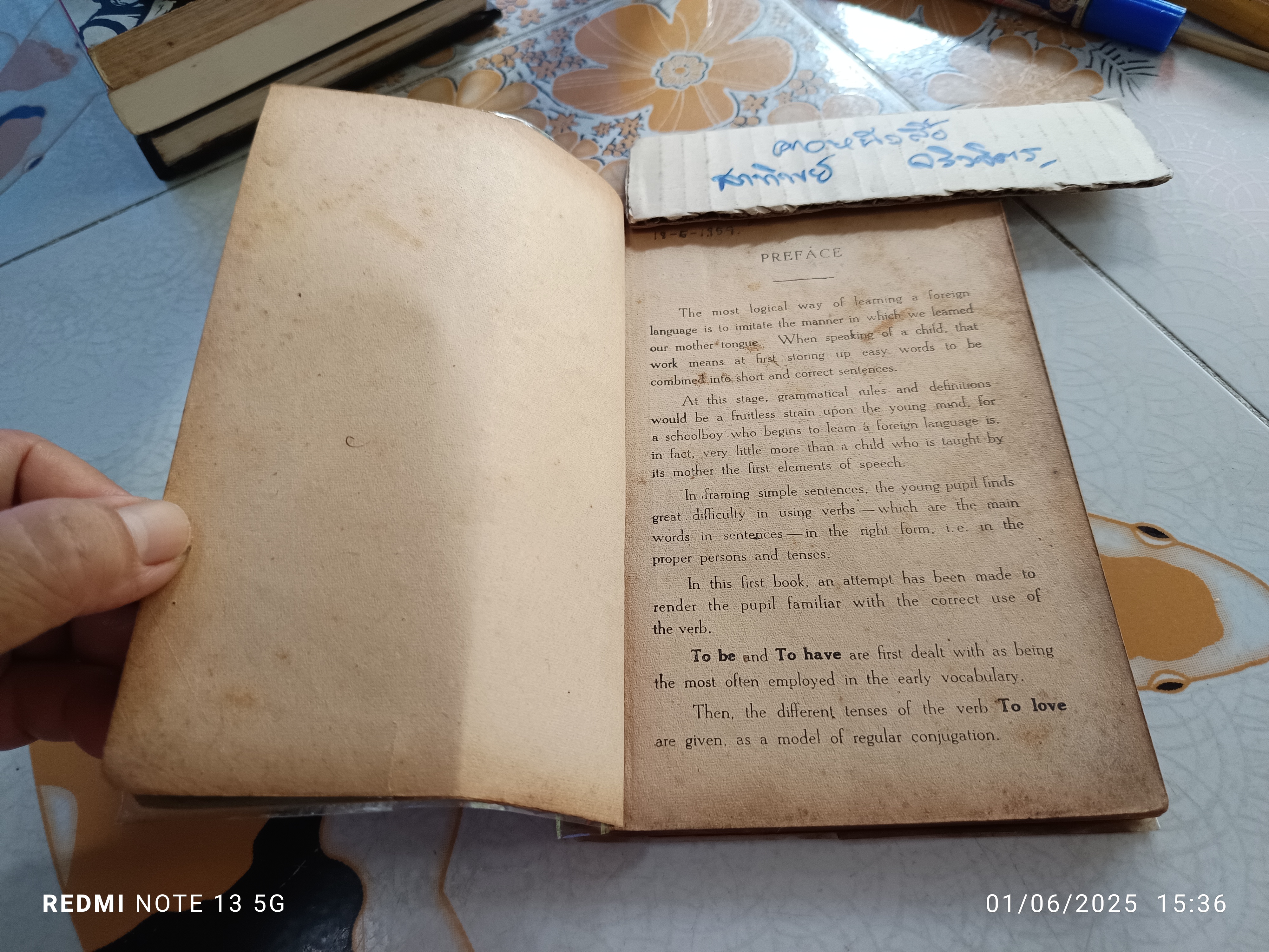 Class - Work in English Book 1 Assumption College , Oriental Avenue , Bangkok 1956 **สินค้าหมด*"