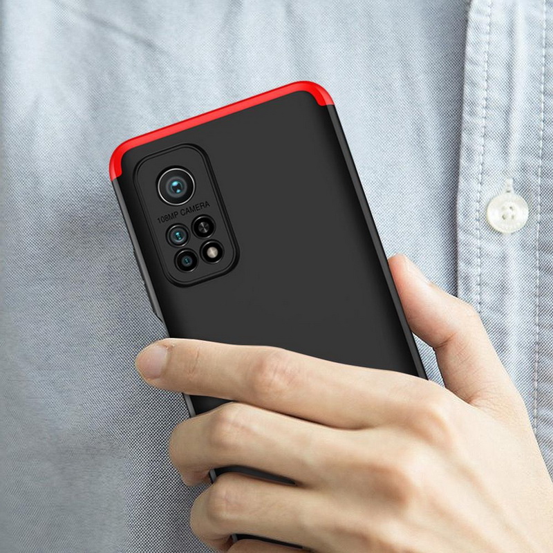 Case Xiaomi Mi 10T Pro #เคสฝาหลังพลาสติกแข็ง Detachable All-wrapped Matte แยกชิ้นได้
