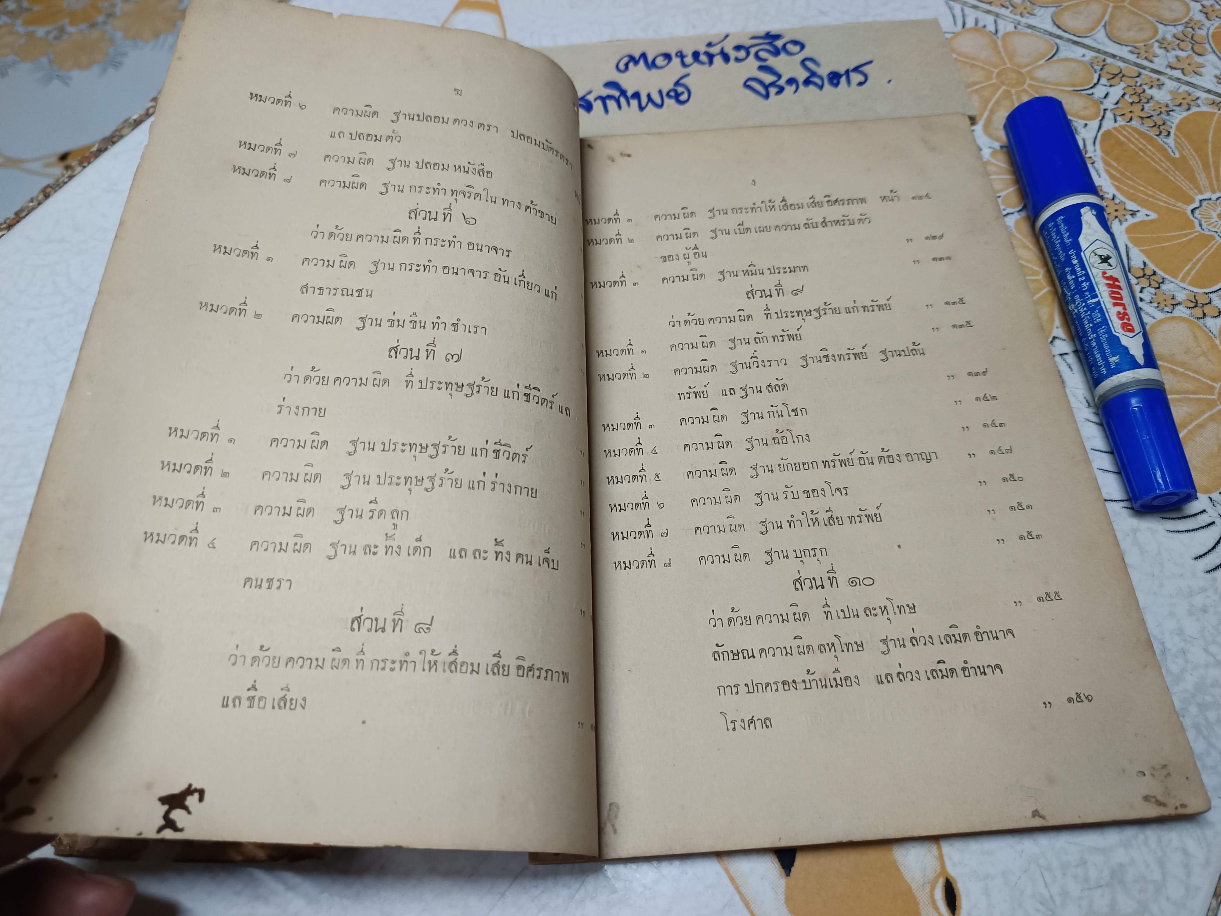 กฎหมายลักษณอาญา พิมพ์ครั้งที่ 7 พ.ศ 2468 โรงพิมพ์บำรุงนุกูลกิจ #หนังสือกฎหมายเก่า #หนังสือกฎหมายหายาก