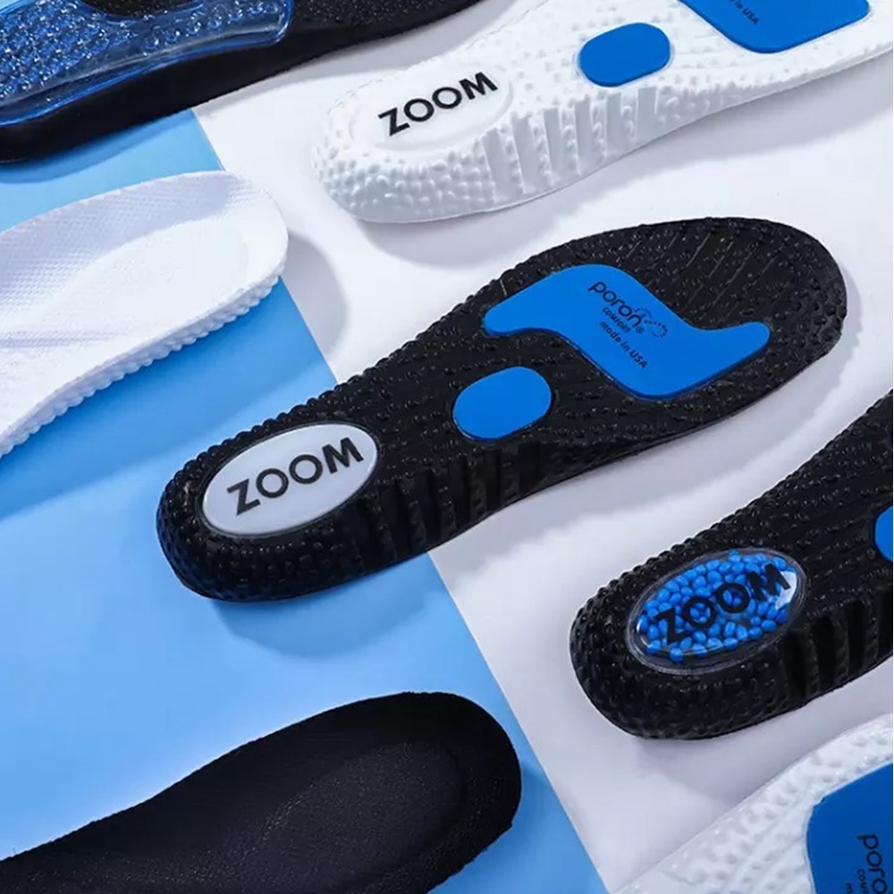 แผ่นรองพื้นรองเท้ากันกระแทก สำหรับวิ่ง Sport Poron Insoles (O7)