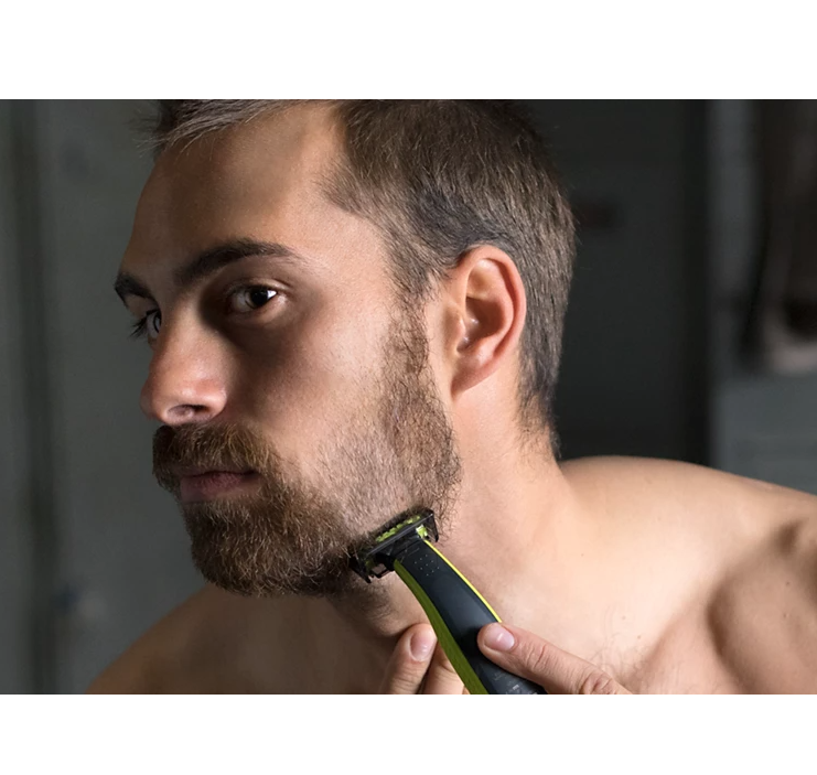 Philips® Norelco OneBlade Face Hybrid Electric Trimmer and Shaver QP2520/70 or QP2520/90 ฟิลิปส์ ชุดมีดโกน