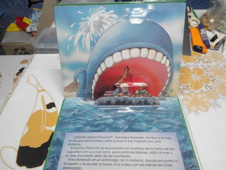 Pinocho หนังสือการ์ตูน Pop-Up ภาษาสเปน (พิมพ์ในไทย) **สินค้าหมด**