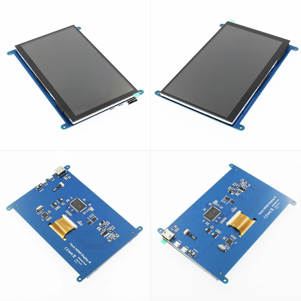 7" 7.0 inch IPS Capacitive Touch Screen Display HDMI HD LCD TFT 1024x600 for Raspberry Pi สำเนา