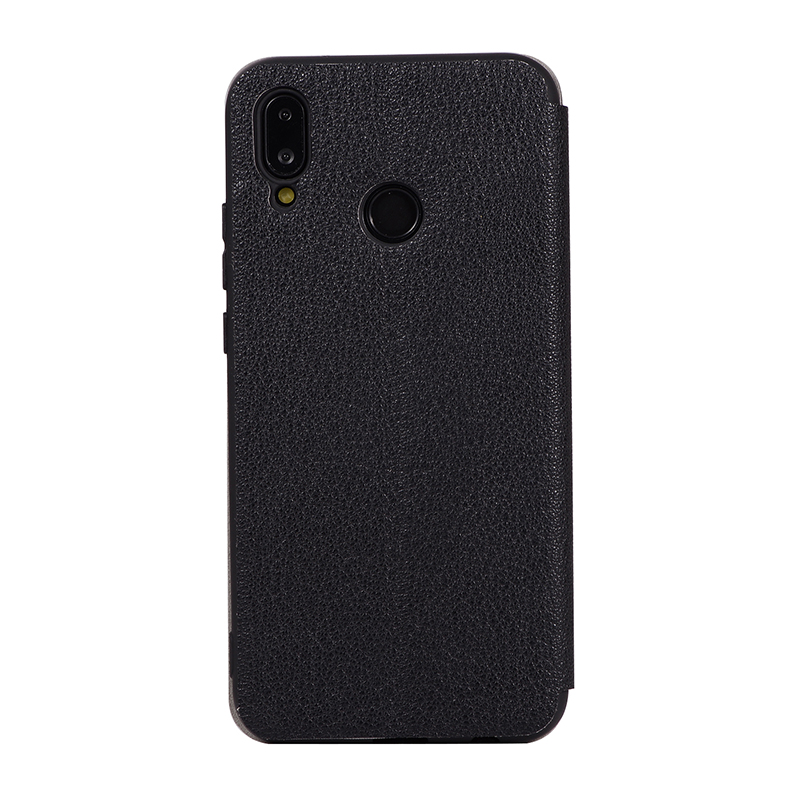 เคส Huawei Nova 3e/ P20 Lite #เคสฝาพับหนัง PU Litchi Skin Leather Stand Case พร้อมช่องเสียบการ์ด