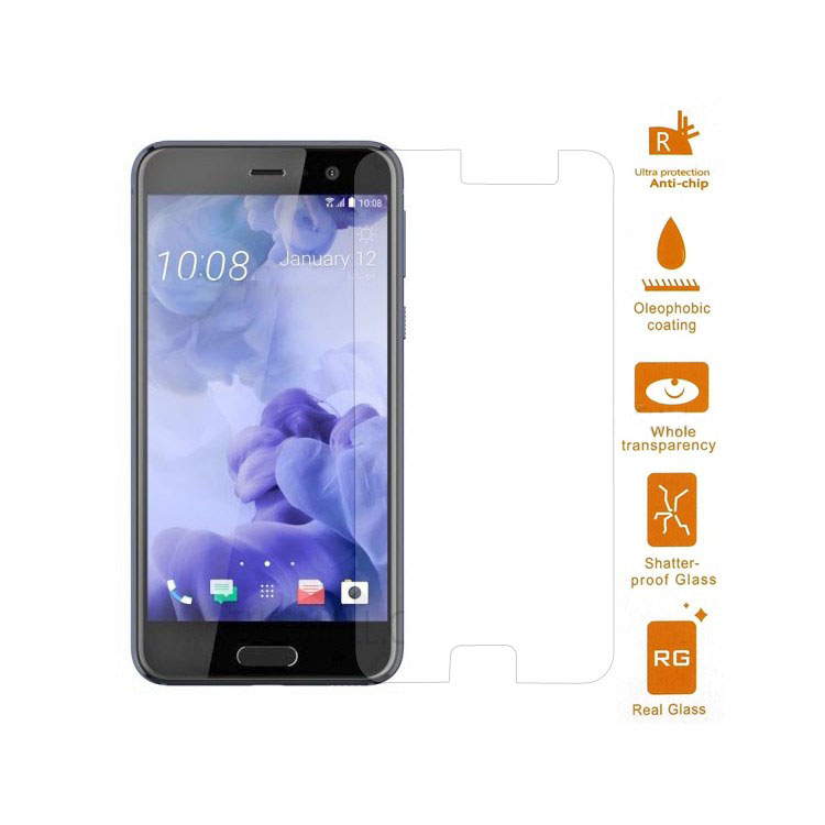 ฟิล์มกระจก HTC U Play หนา 0.3mm (Arc ขอบ) แบบไม่เต็มหน้าจอ
