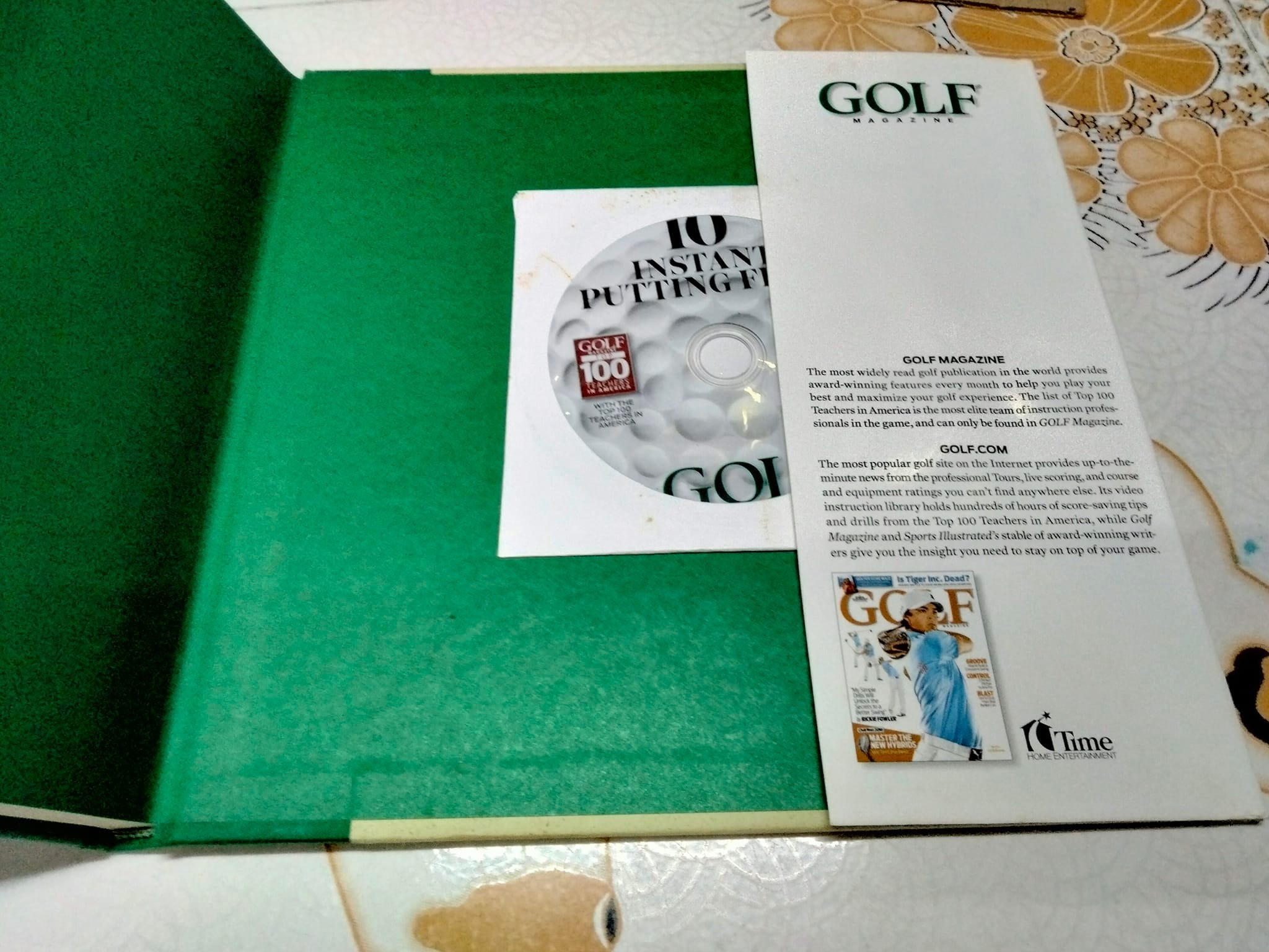 THE BEST PUTTING INSTRUCTION BOOK EVER , GOLF MAGAZINE (+1 DVD) **สินค้าหมด**