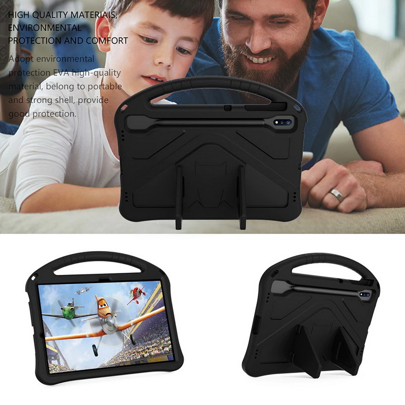 เคส Samsung Galaxy Tab S7 FE 12.4"(T730,T736) #เคสฝาหลังหุ้มโฟม EVA เหมาะสำหรับเด็ก Sparrow Design Shockproof Kids Friendly