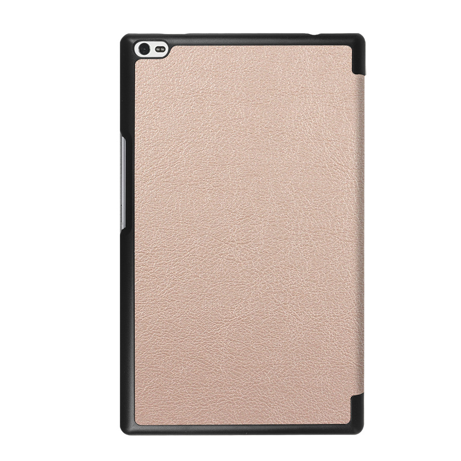 Case Lenovo TAB4 8 นิ้ว TB-8504F, TB-8504N, 8 inch #เคสฝาพับแบบ 3 พับ Tri-fold Stand Flip Leather Protective