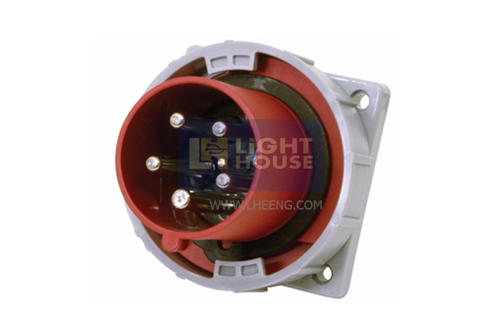 HTN-6351 "DAKO PLUG" ปลั๊กตัวผู้ฝังกันน้ำ 3P+N+E 63A 400V IP67