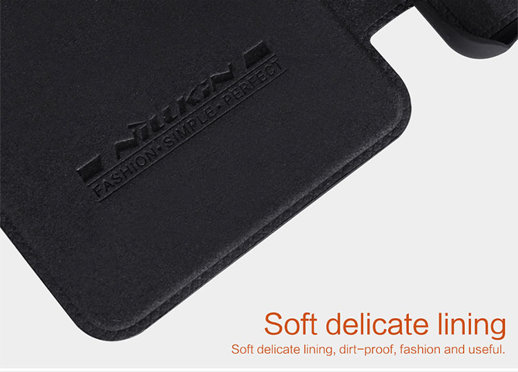 Case Samsung Galaxy Note FE/Fan Edition #เคสฝาพับ NILLKIN แท้รุ่น Qin Series คุณภาพดีราคาเบาๆสบายกระเป๋า