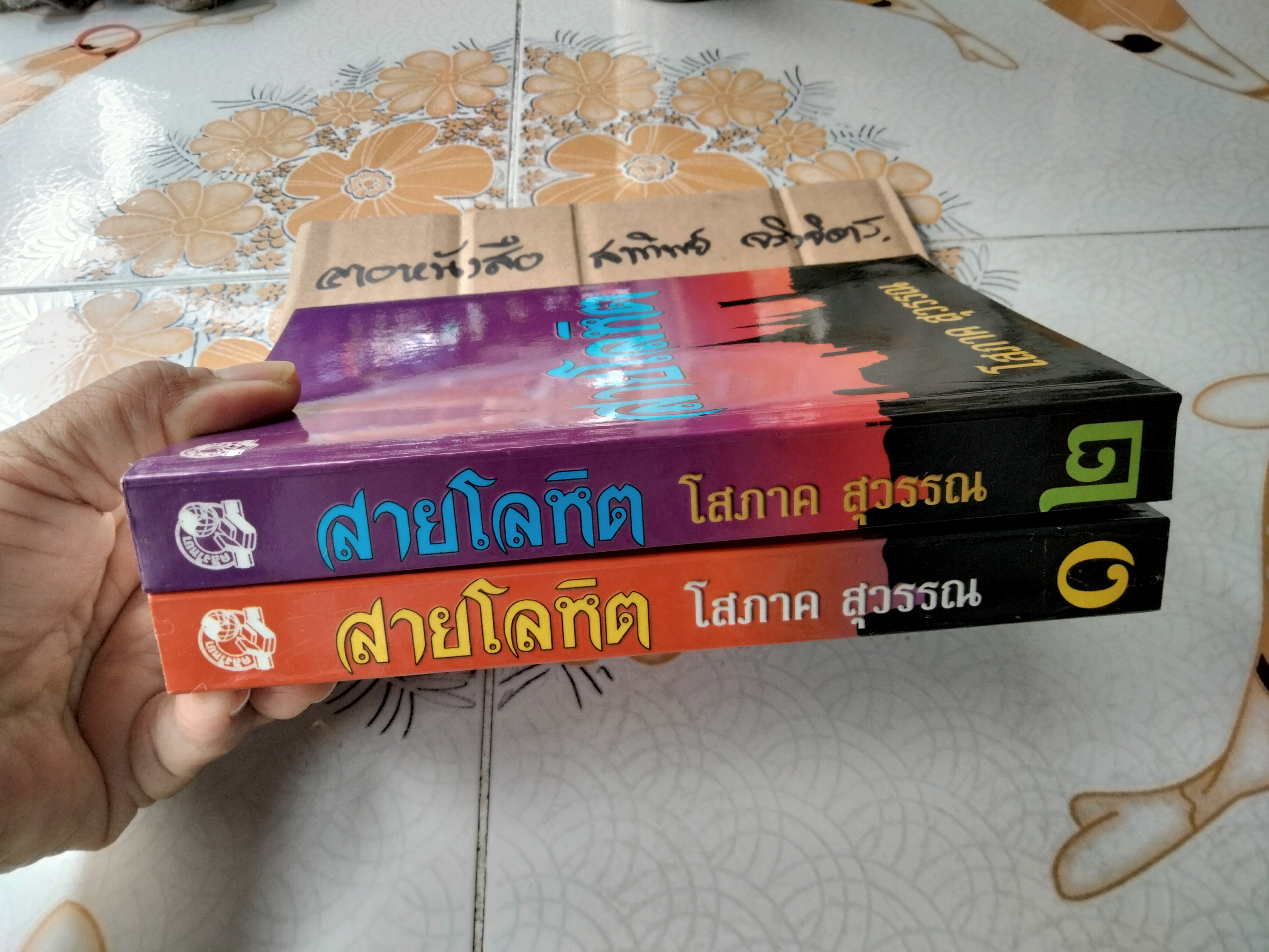 สายโลหิต (2 เล่มจบ) - โสภาค สุวรรณ , สนพ.คลังวิทยา พิมพ์ปี 2546 **สินค้าหมด**