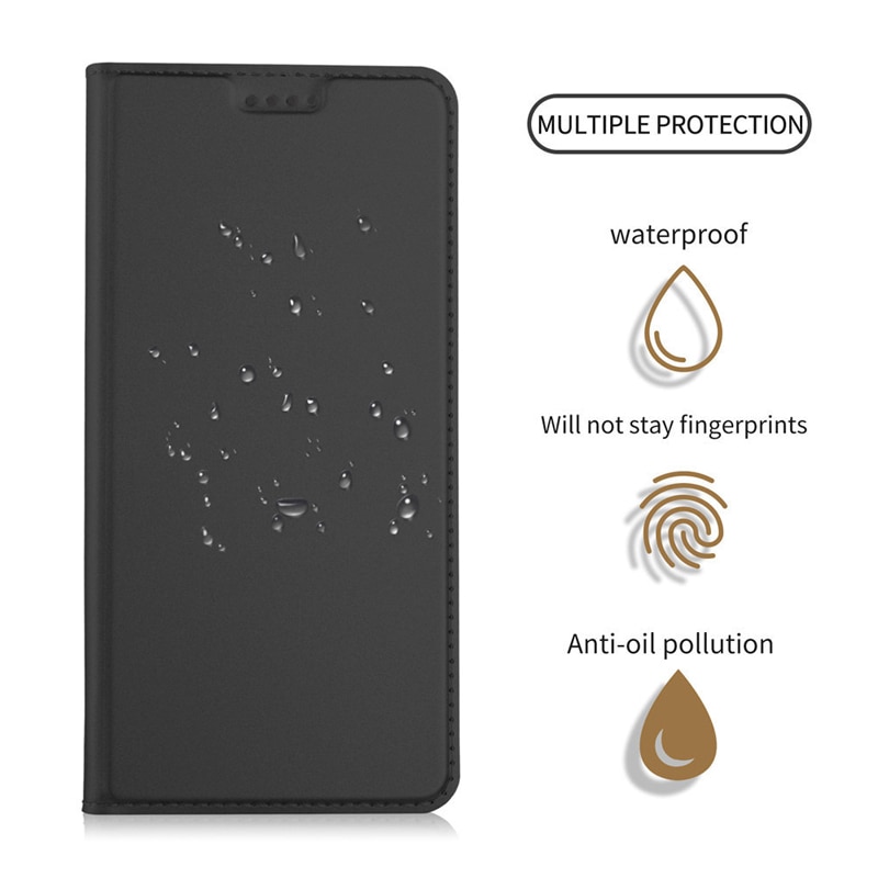 Case Huawei Y7 2019 #เคสฝาพับหนัง PU Magnetic Adsorption Stand Leather Card Holder