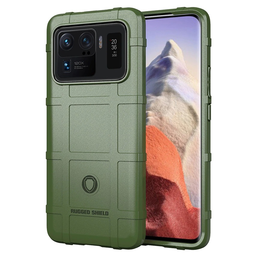 เคส Xiaomi Mi 11 Ultra #เคสฝาหลัง Rugged Shield Series Soft Silicone Shock Absorption Matte กันกระแทก