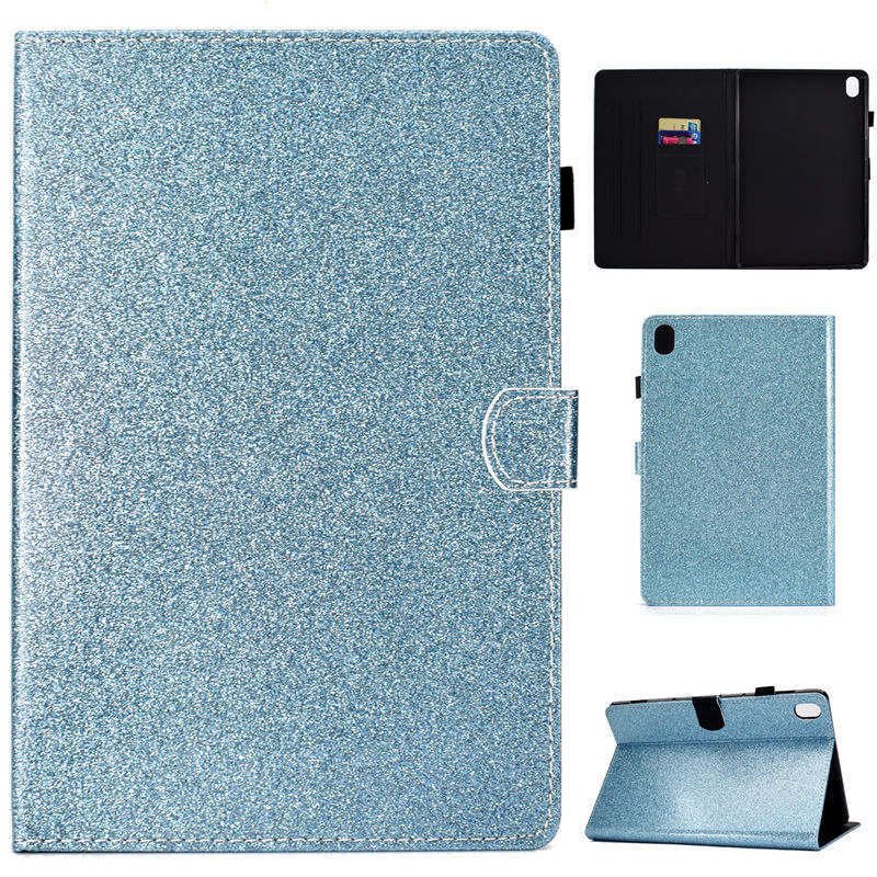 Case Huawei MediaPad M6 10.8 นิ้ว #เคสแท็บเล็ตหนัง PU มีช่องใส่บัตร Glitter Powder Magnetic Stand Wallet PU Leather