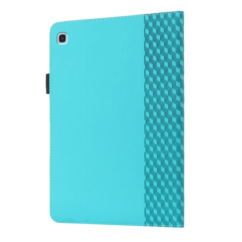 เคส Samsung Galaxy Tab A7 Lite 8.7" (T220,T225) #เคสฝาพับหนัง PU มีช่องใส่บัตร Embossed Flip Leather Case