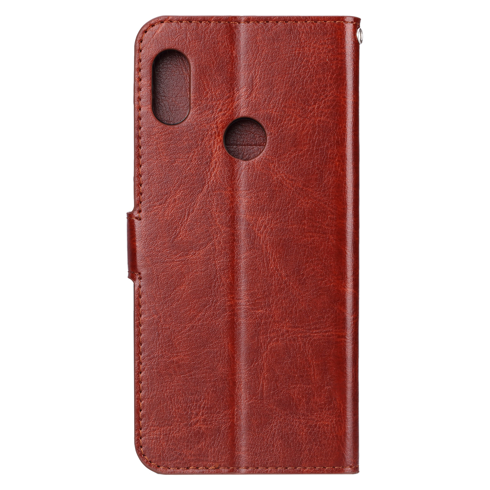 เคส Xiaomi Mi 8 (6.21-inch) #เคสฝาพับแบบกระเป๋าสตางค์หนัง PU ผิวหนังม้า Crazy Horse