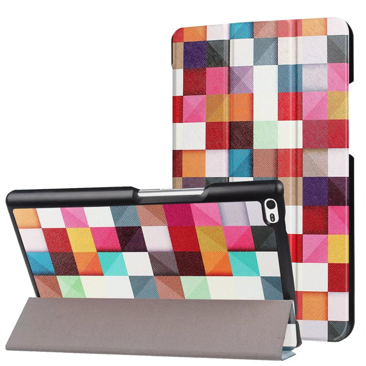เคส Lenovo TAB4 8 TB-8504F TB-8504N 8 นิ้ว #เคสฝาพับหนัง PU ปกแบบสามพับพิมพ์ลาย Pattern Printing Tri-fold Stand Smart Leather Cover