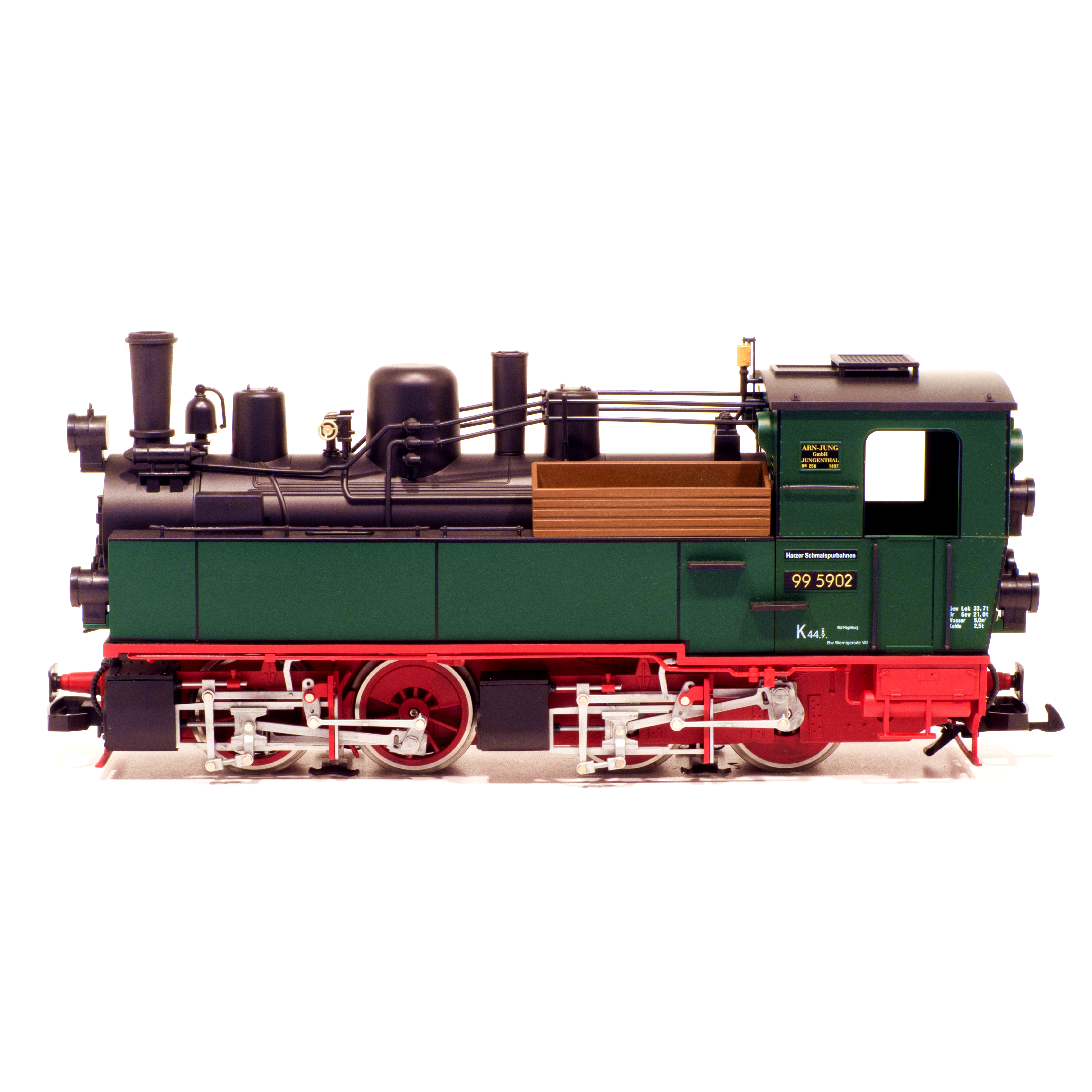 Train Line 45 HSB Mallet Steam Locomotive 99 5902, DCC Sound