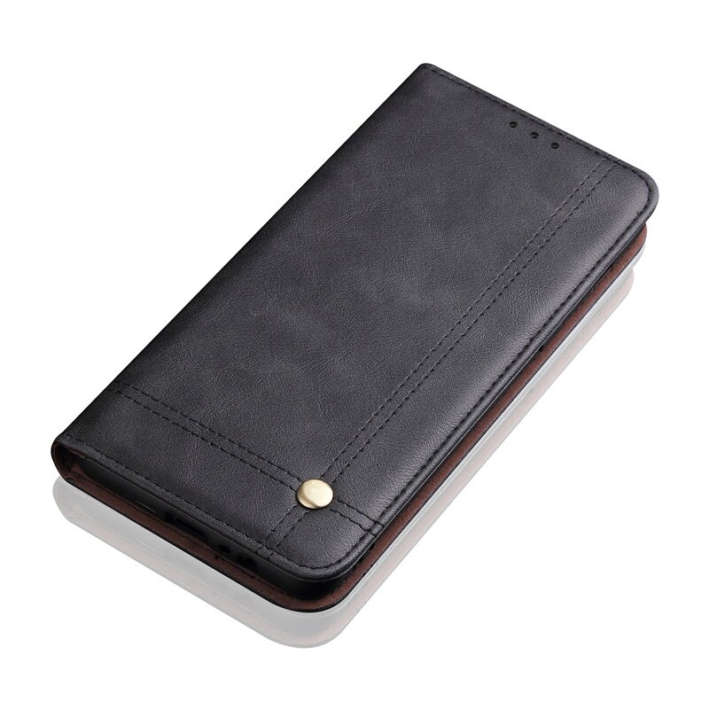 Case Huawei Y5 (2019) #เคสฝาพับหนัง PU Crazy Horse Texture Retro Leather Auto-absorbed Wallet คุณภาพดีราคาถูก