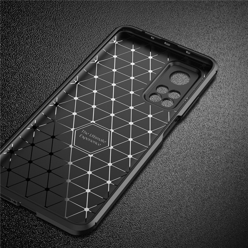 Case Xiaomi Mi 10T #เคสฝาหลังนิ่ม Carbon Fiber Anti-drop TPU Protection