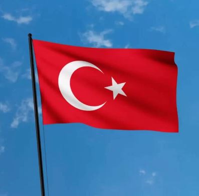 [ธงชาติตุรกี] ธงชาติตุรเคีย (ธงราวตุรเคีย) türkiye cumhuriyeti bayrağı Flag of the Republic of Türkiye Small Flag Decoration ธงชาติประเทศตุรเคีย สำหรับประดับตกแต่งในงาน ตกแต่งสถานที่ ราคาถูก