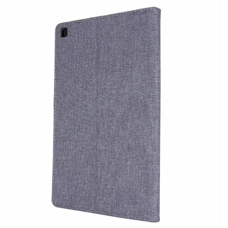 เคส Samsung Galaxy Tab S6 Lite 10.4 SM-P610 P615 P617 #เคสฝาพับหนัง PU ผิวผ้าพับตั้งได้ Cloth Leather Wallet