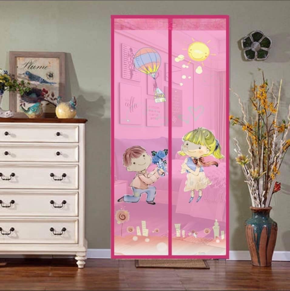 ม่านแม่เหล็กกันยุงลายน่ารัก