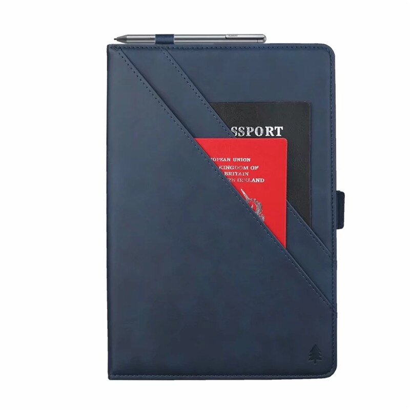 เคส Huawei MediaPad M6 10.8 inch #เคสฝาพับหนัง PU ช่องเสียบการ์ดภายนอกและภายใน Flip Card Slots Stand Leather