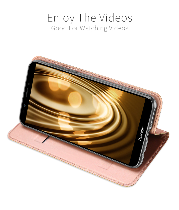 Case Huawei Honor 7C / Y7 Prime (2018) / Enjoy 8 #เคสฝาพับ DUX DUCIS Skin Pro Series คุณภาพดีราคาถูก