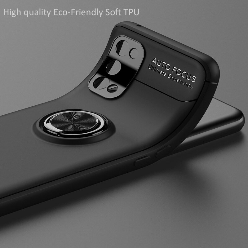 เคส Realme 7 Pro #เคสฝาหลัง TPU Finger Ring Kickstand (แผ่นโลหะแบบ Built-in)