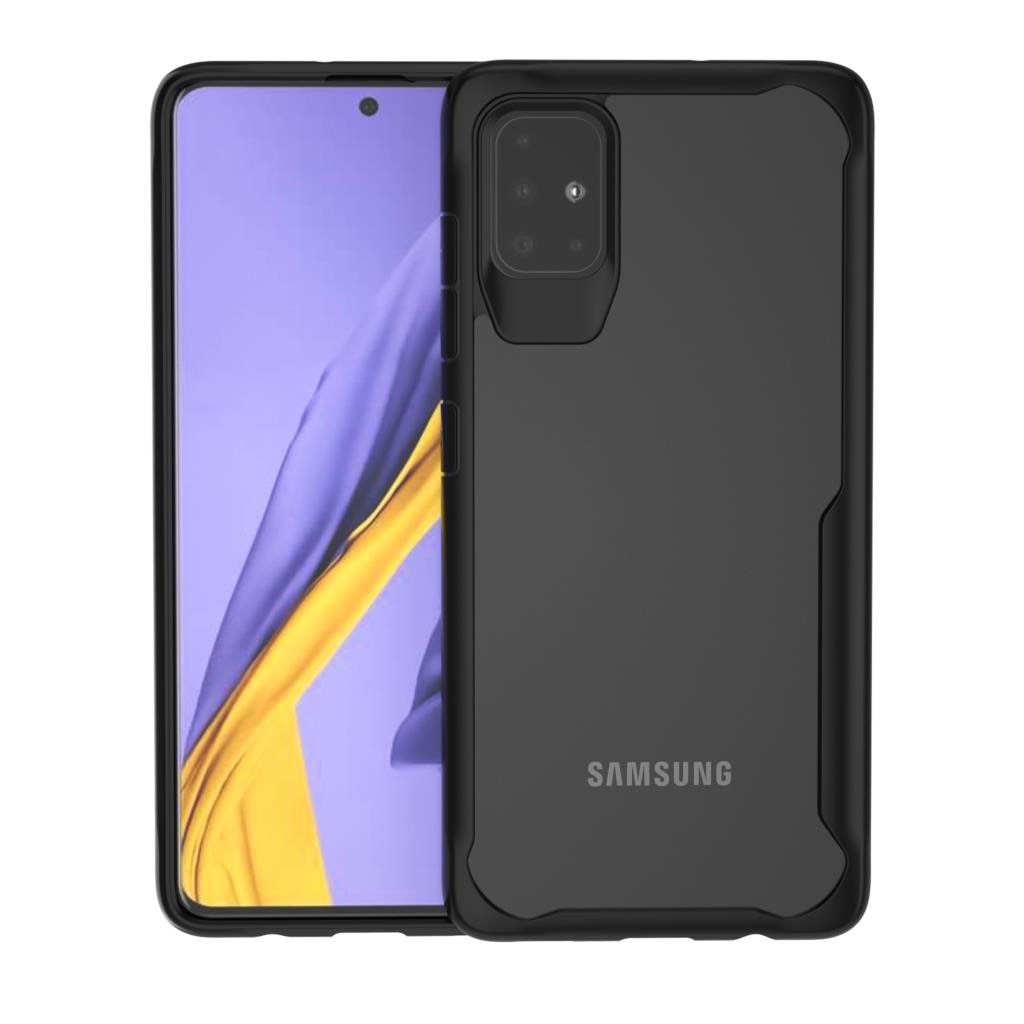เคส Samsung Galaxy A71 #เคสฝาหลังกันกระแทก Shock-resistant PC + TPU Hybrid