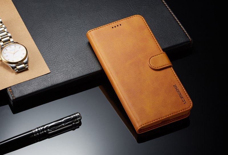Case Huawei Mate 20 LC.IMEEKE #เคสฝาพับหนัง PU คุณภาพดีสไตล์กระเป๋าสตางค์พร้อมช่องใส่การ์ด