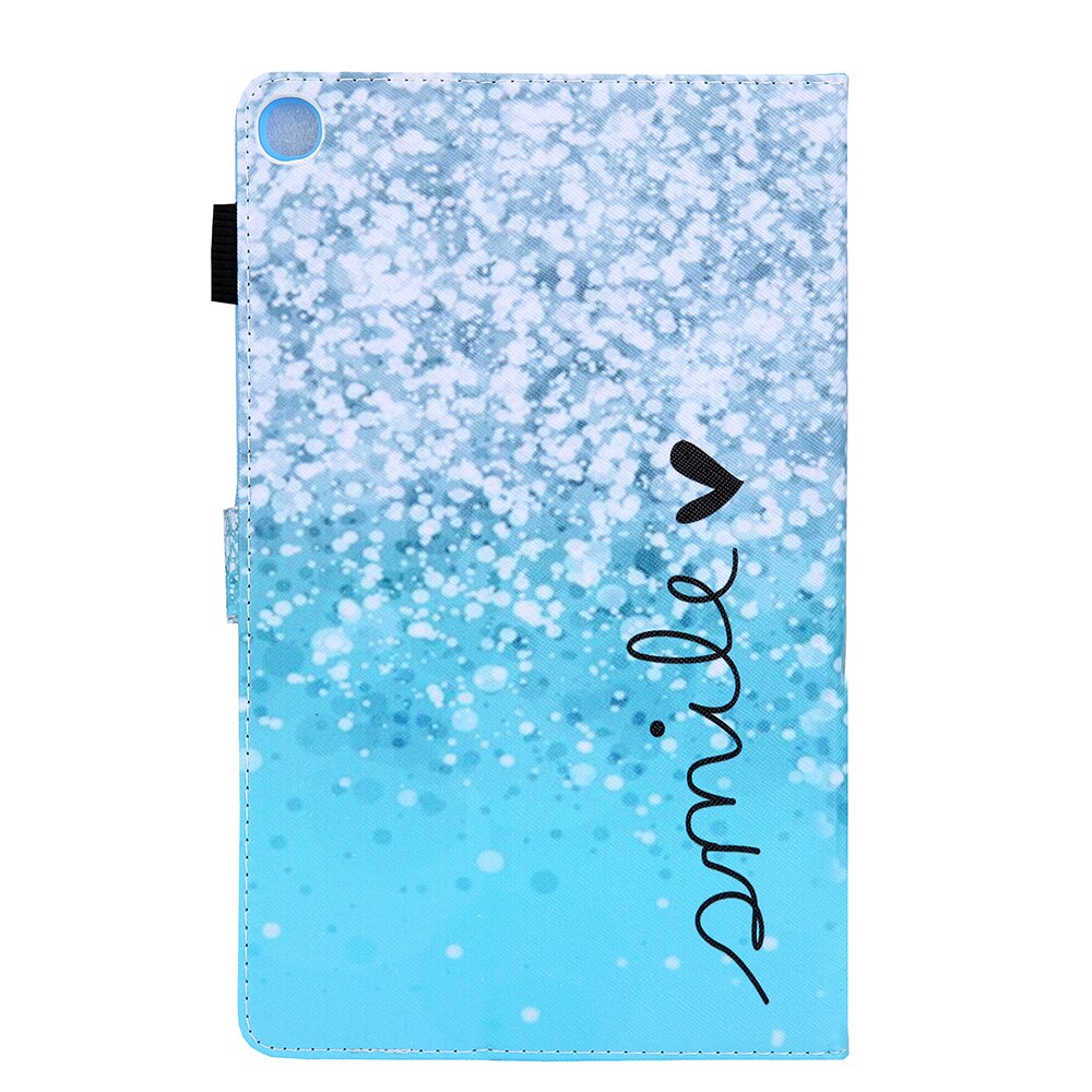 Case Samsung Galaxy Tab A 8 (2019) / Tab A with S Pen P200 P205 #เคสฝาพับหนัง PU พิมพ์ลาย Pattern Printing PU Leather Flip