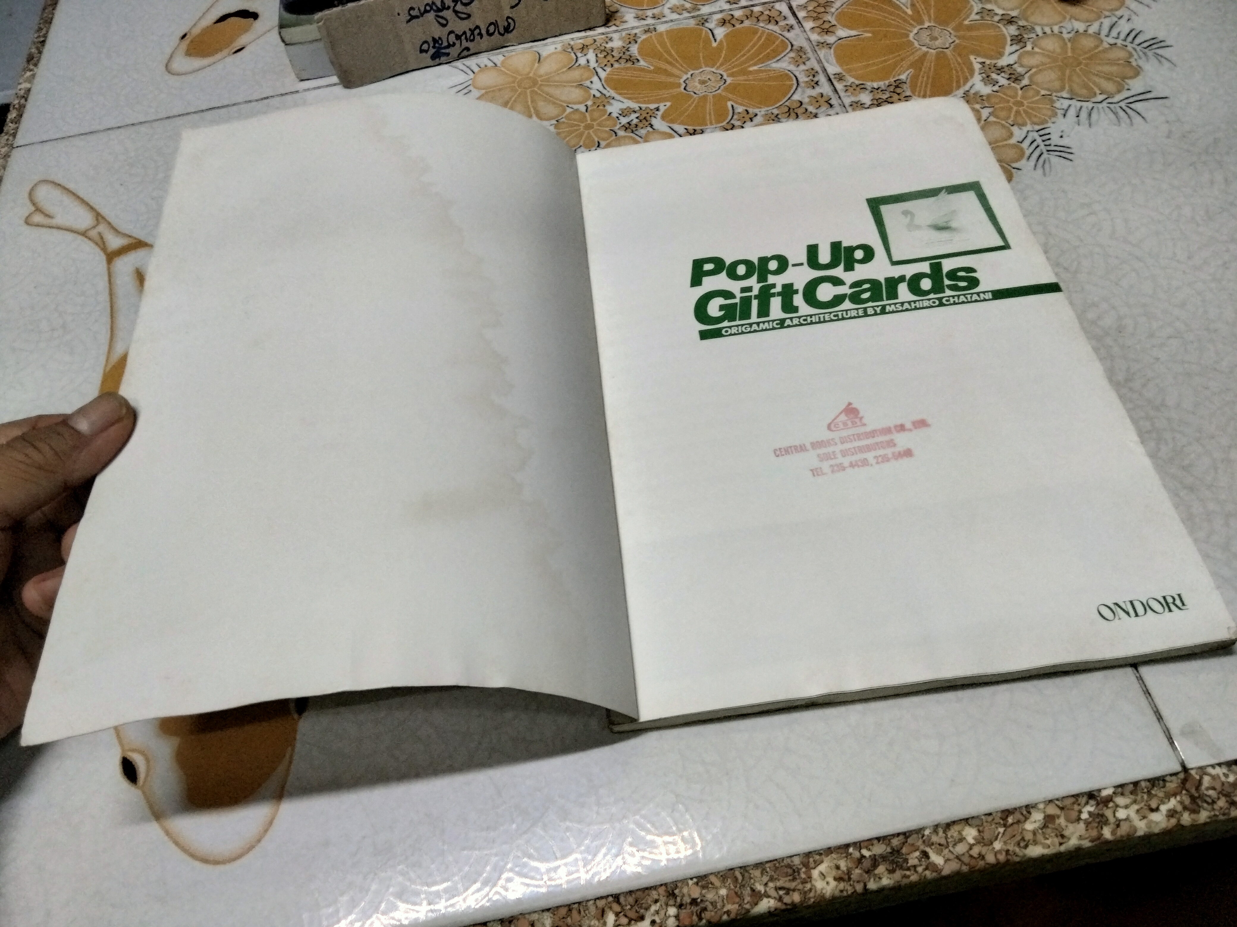 Pop-Up Gift Cards, Ondori Origami architecture by Masahiro Chatani (มีคราบน้ำ)