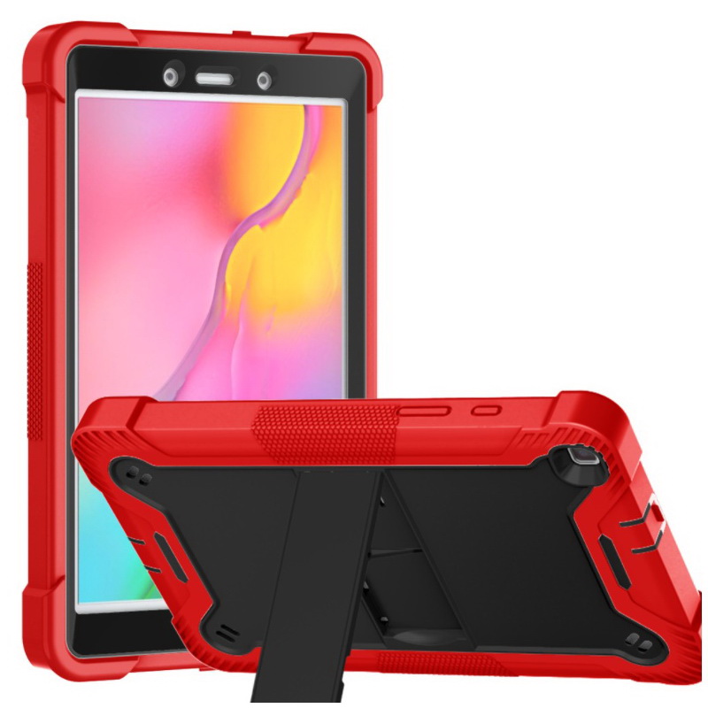 เคส Samsung Galaxy Tab A 8.0 2019 SM-T290 T295 T297 #เคสฝาหลังไฮบริดกันกระแทก Shock Proof Tablet Hybrid Cover Kickstand