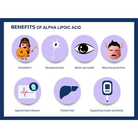 Doctor's Best® Alpha-Lipoic Acid 600mg 60 Veggie Caps Universal Antioxidant กรดอัลฟาไลโปอิก สารต้านอนุมูลอิสระ