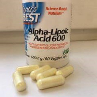 Doctor's Best® Alpha-Lipoic Acid 600mg 60 Veggie Caps Universal Antioxidant กรดอัลฟาไลโปอิก สารต้านอนุมูลอิสระ
