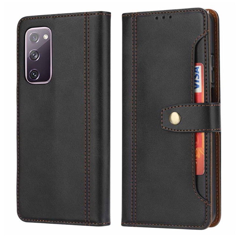 เคส Samsung Galaxy S20+ #เคสฝาพับหนัง PU สไตล์กระเป๋าสตางค์พร้อมช่องใส่การ์ด Multi-Card Slots Wallet Casing PU Leather Case Magnetic Buckle Book Flip Cover