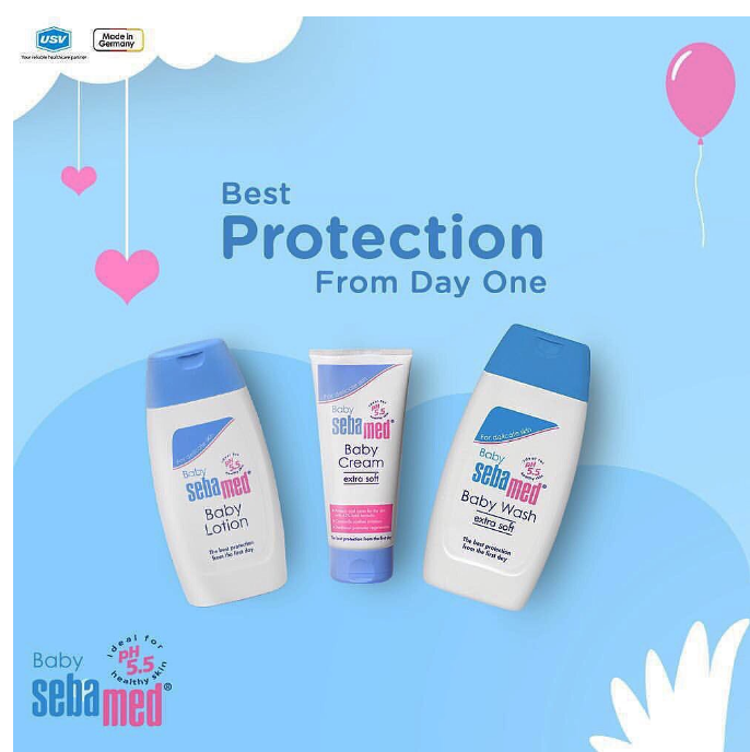 (Pre Order) Sebamed® Baby Cream Extra Soft 200g ซีบาเมด ครีมดูแลและปกป้องผิวชนิดเข้มข้น สำหรับผิวทารกที่บอบบาง pH 5.5 ผ่านการทดสอบทางผิวหนังและคลีนิค