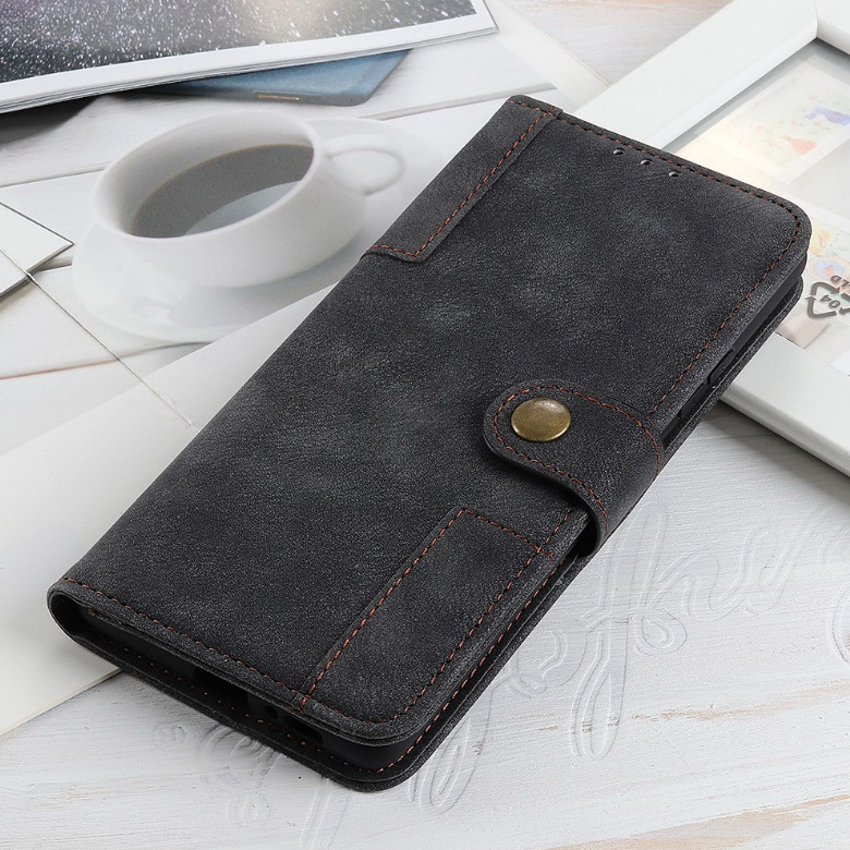 Case OPPO A15#เคสฝาพับหนัง PU สไตล์ Vintage คุณภาพดี