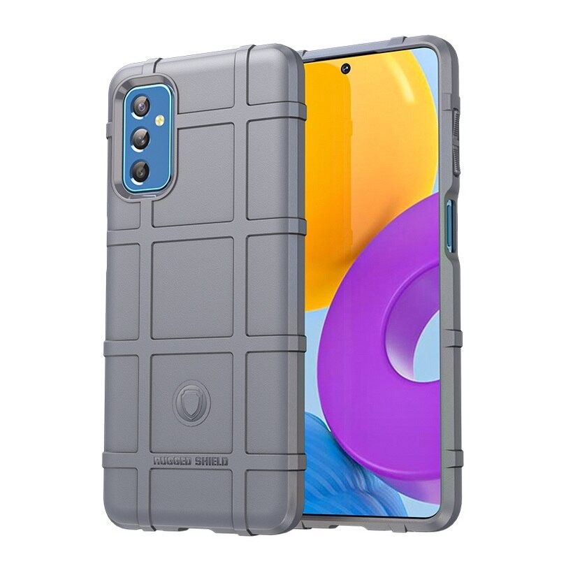 เคส Samsung Galaxy M52 5G#เคสฝาหลัง Rugged Shield Series Soft Silicone Shock Absorption Matte กันกระแทก