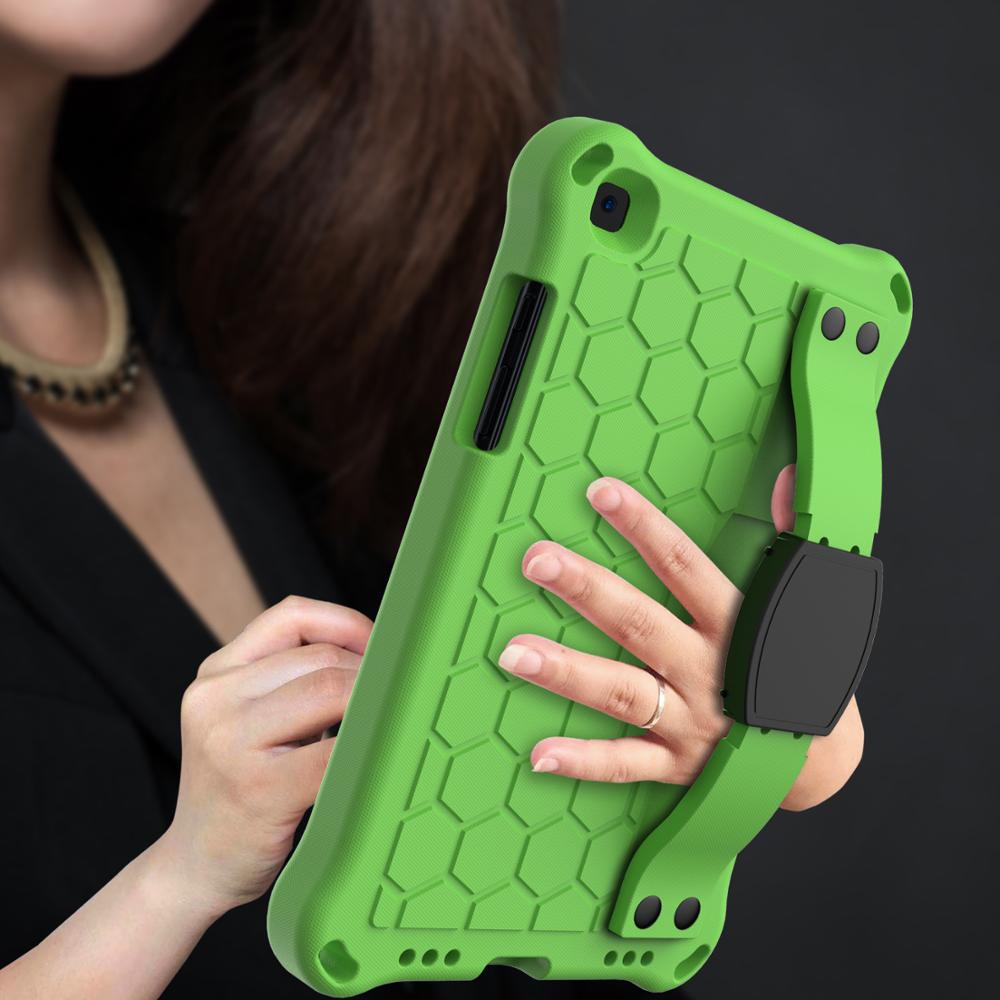 เคส Samsung Galaxy Tab A 8.0 (2019) SM-T290 T295 T297 #เคสกันกระแทกลายรังผึ้งพร้อมสายคล้องไหล่ EVA Tablet Hybrid Shell with Shoulder Strap