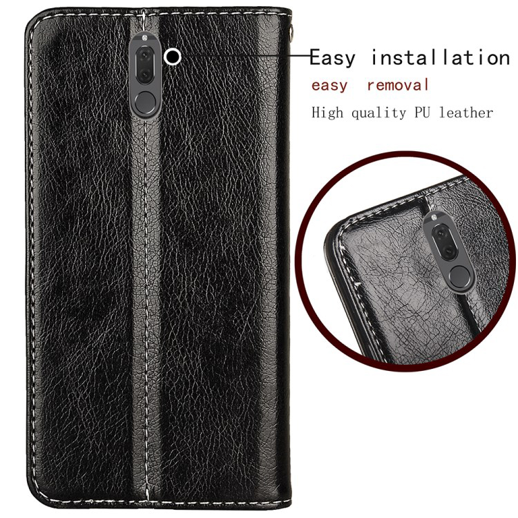 เคส Huawei nova 2i #เคสฝาพับหนัง PU สไตล์กระเป๋าสตางค์ Business Style Auto-absorbed PU Leather