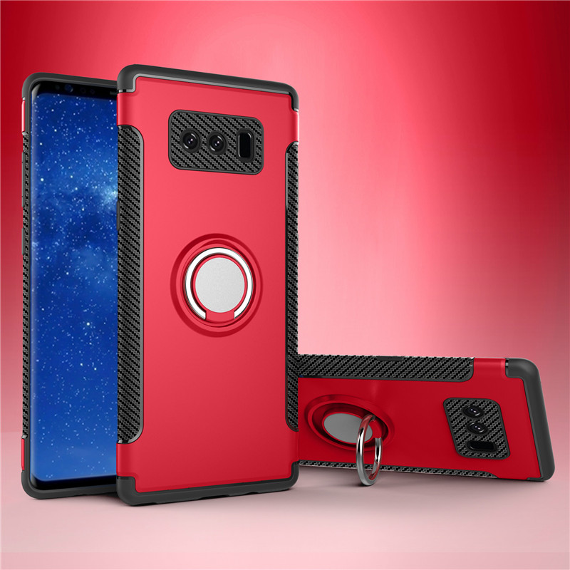 เคส Samsung Galaxy Note 8 N950 #เคสฝาหลัง Holder Kickstand TPU + PC Comboสวยงามทันสมัย