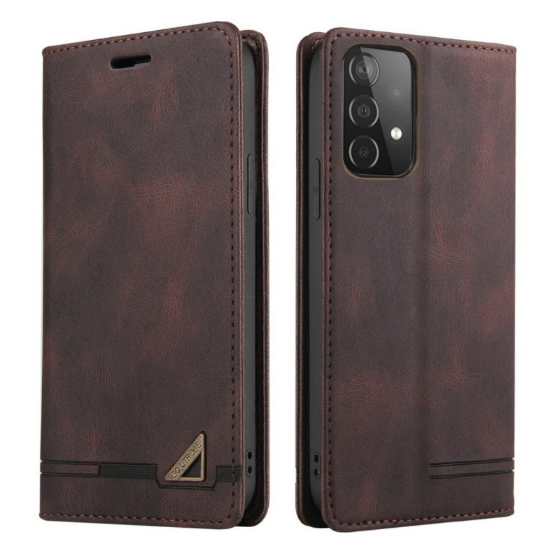 เคส Samsung Galaxy A53 5G #เคสฝาพับหนัง PU สไตล์กระเป๋าสตางค์พร้อมช่องใส่การ์ด Luxury Flip Stand Card Phone Leather Wallet Cover Casing