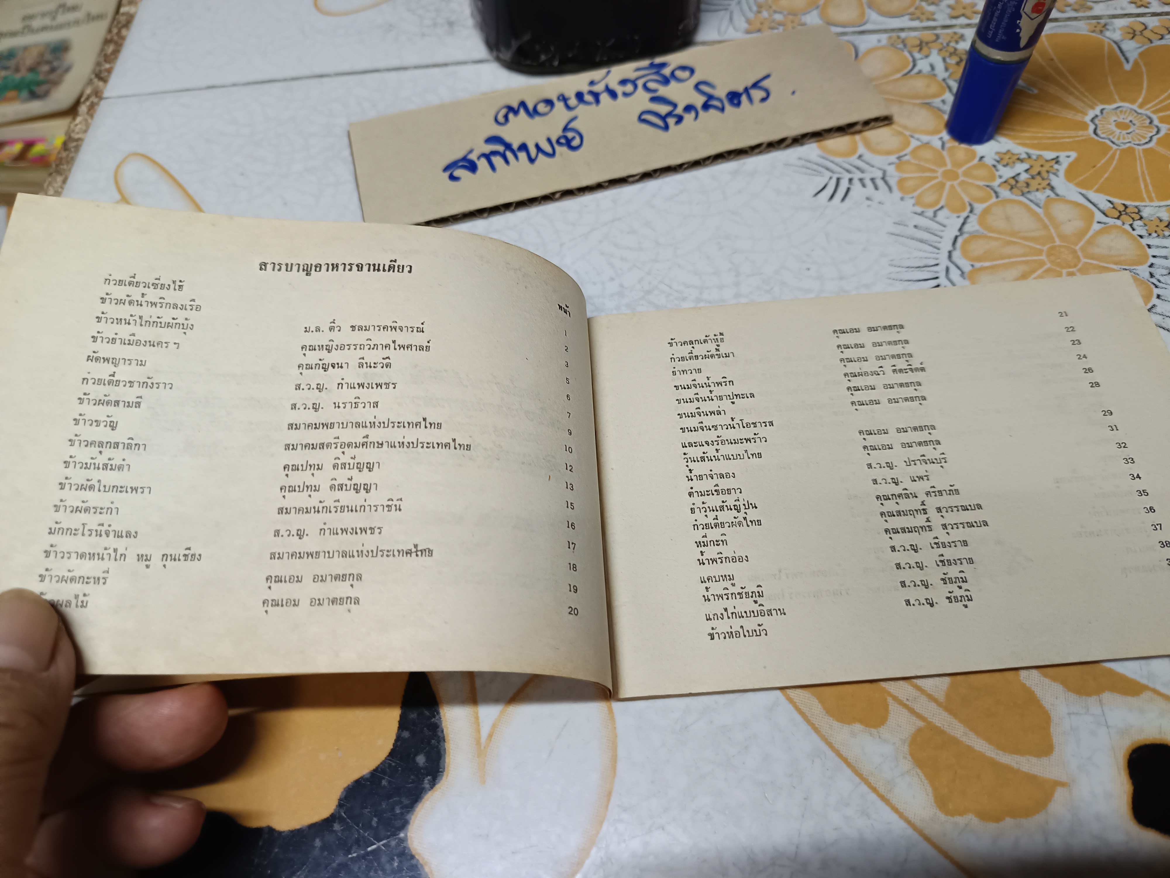 อาหารจานเดียว - ตำราอาหารเล่มเล็ก-แนวขวาง จัดพิมพ์โดย สภาสตรีแห่งชาติในพระบรมราชินูปถัมภ์ (ด้านในไม่มีรูปภาพประกอบ) **สินค้าหมด**