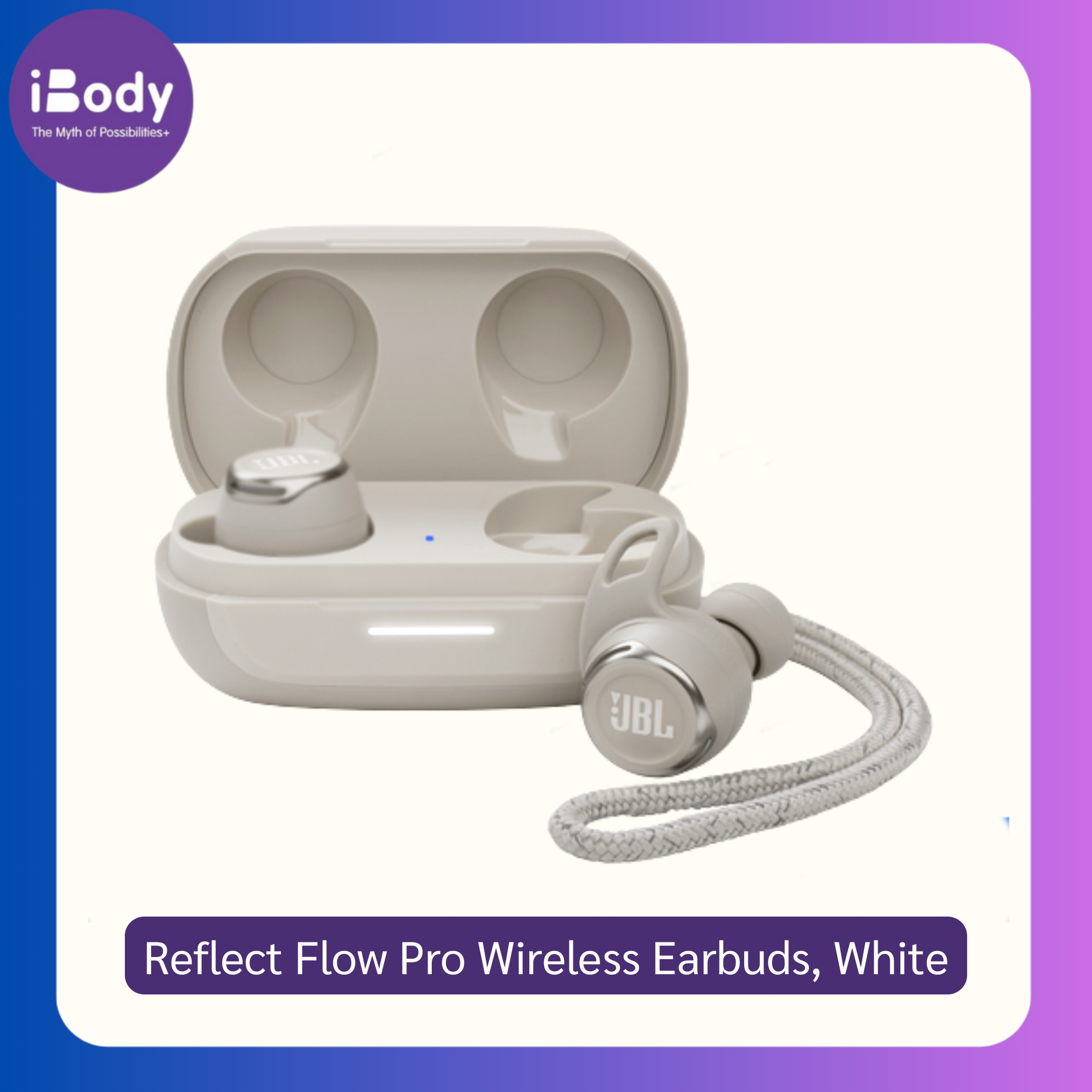 JBL By Harman® Reflect Flow Pro Wireless Earbuds เจบีแอล หูฟังไร้สาย ตัดเสียงรบกวนอัตโนมัติ กันน้ำระดับสูงสุด