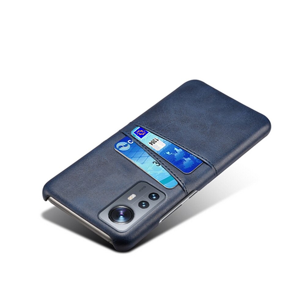 เคส Xiaomi 12 #เคสแบบฝาหลังหุ้มหนัง Double Card Slots PU Leather Coated